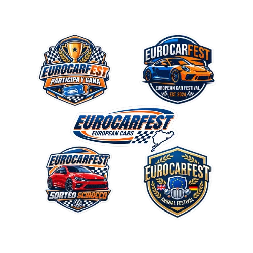 Pack de 5 stickers EurocarFest