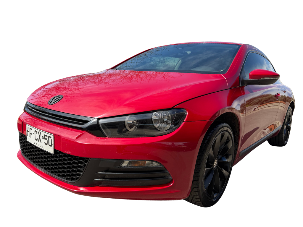 Volkswagen Scirocco 1.4 TSI 2015 rojo, patente HF CX-50